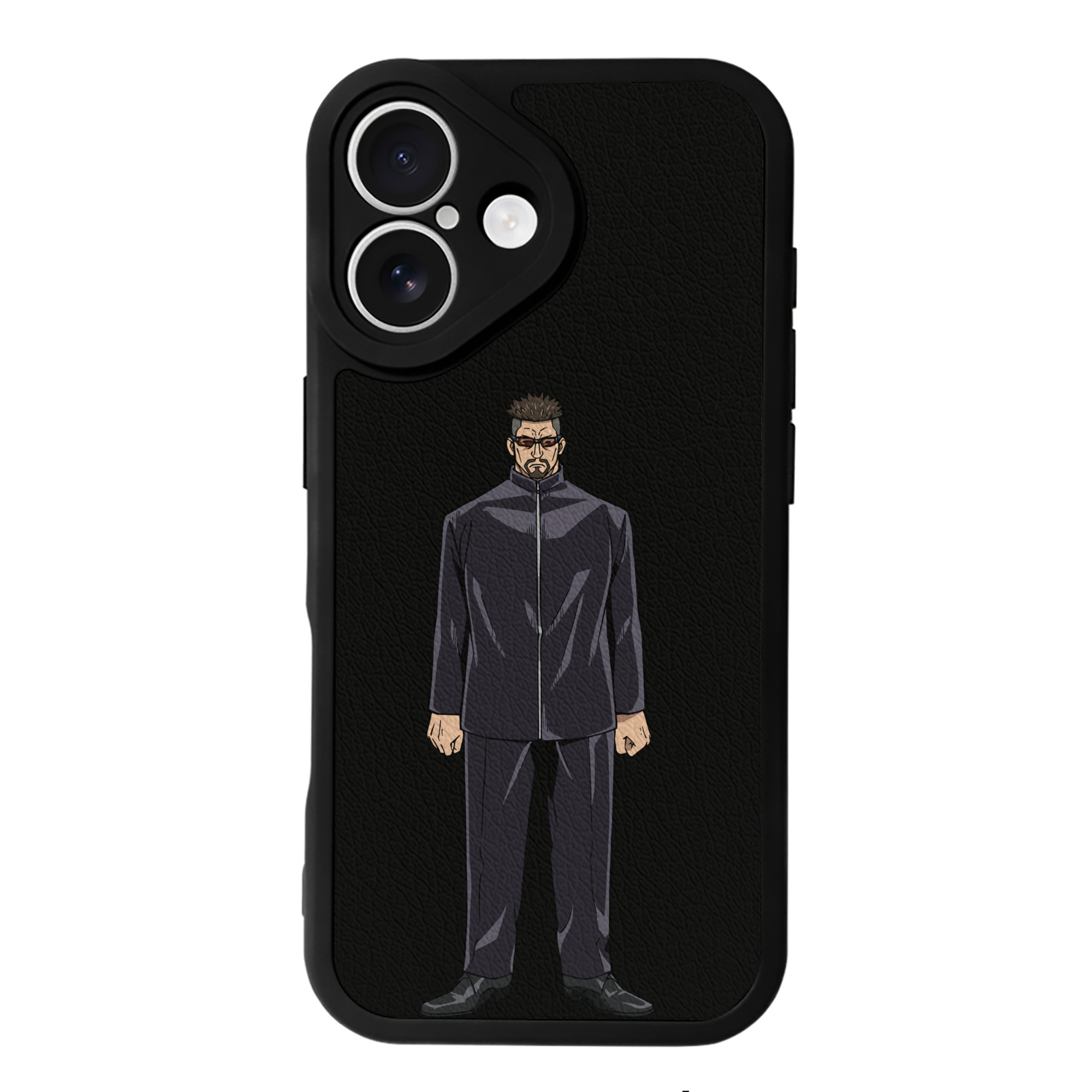 （画像用） 呪術廻戦 Jujutsu Kaisen 【iPhone 16シリーズ対応】シリコンスマホケース（レザー調） 材質：シリコン